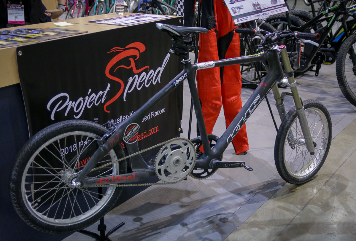 Project Speed: Mueller-Korenek pedals at 183.9mph for Paced Bicycle World Record