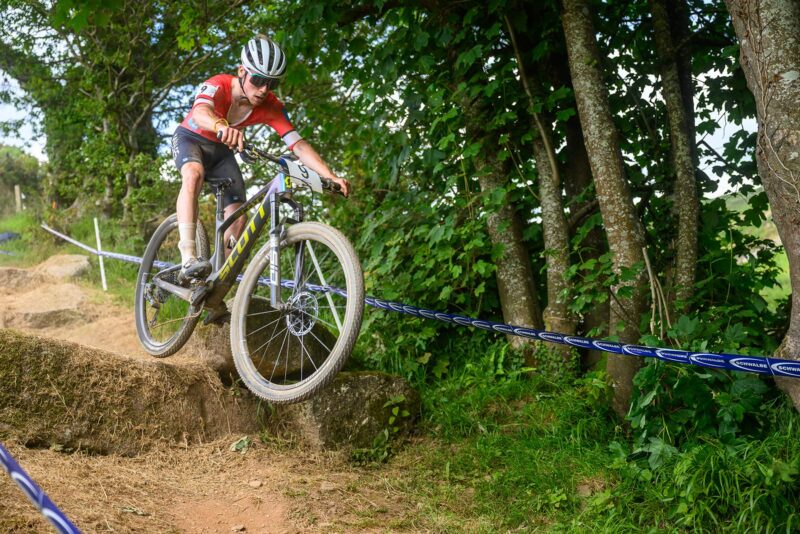 hunt proven carbon race XC UD wheels being raced at World Cup event