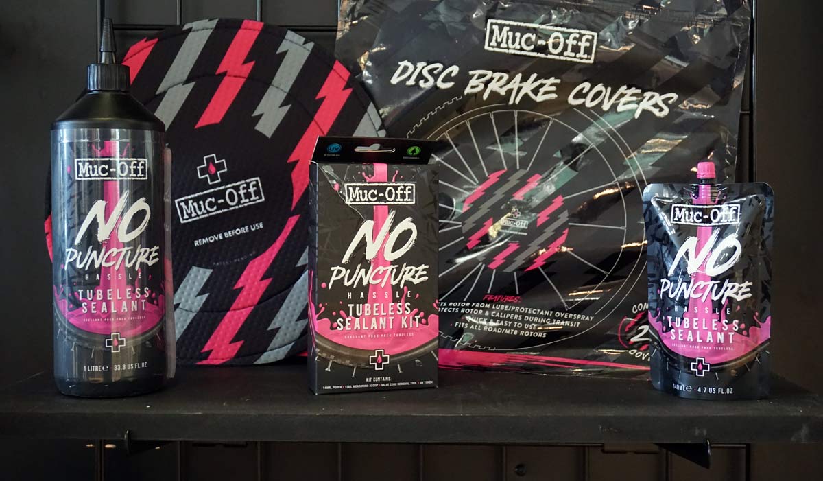 Muc-Off adds lightweight, quick-acting tubeless tire sealant that glows pink