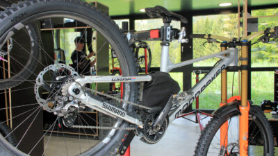 Spotted: Prototype Mondraker DH Bike with Multi-Position BB