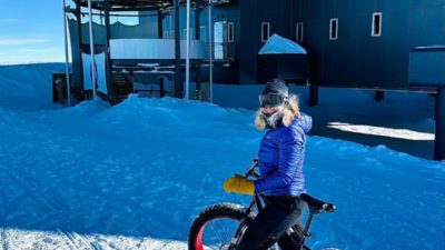 Bikerumor Pic Of The Day: Fat Biking at the South Pole